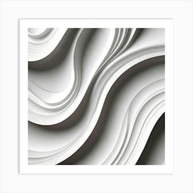 Abstract Wavy Pattern 2 Art Print