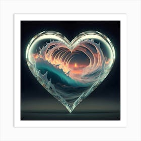 Heart Of The Ocean Art Print