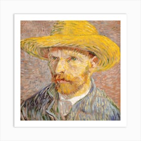 Portrait Of Vincent Van Gogh Art Print