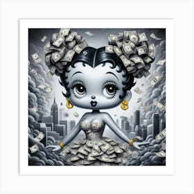 'Money Girl' 2 Art Print