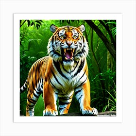 Tiger In The Jungle 7 Art Print