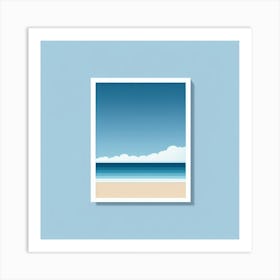 Beach Canvas Print Sky Cloud Art Print