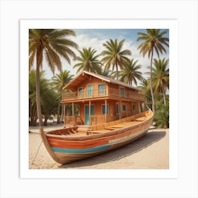 House On The Beach 2 Art Print