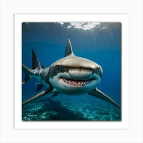 Great White Shark 2 Art Print