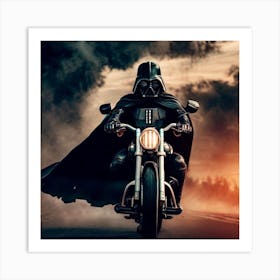 Darth Vader's Motorbike Art Print