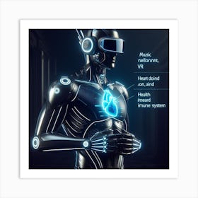 Humanoid Robot 3 Art Print