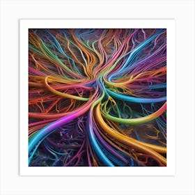 Colorful Tree Of Life Art Print