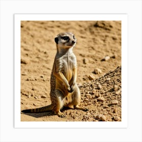 Meerkat 2 Art Print