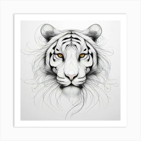 White Tiger 22 Art Print