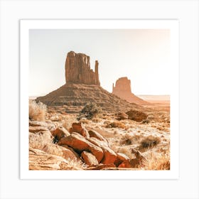 Monument Valley Square Art Print