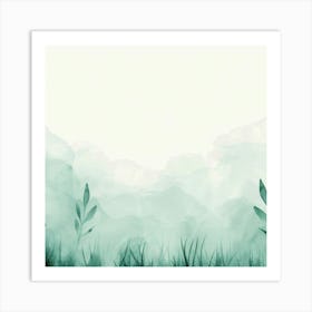 Watercolor Background Art Print