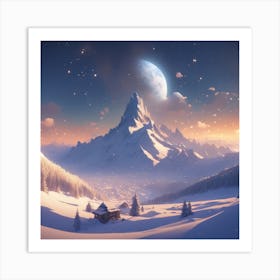 Winter Landscape 43 Art Print