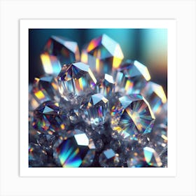 Crystals Stock Videos & Royalty-Free Footage Art Print