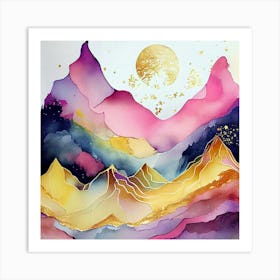 Mountains In The Sky 1 Art Print