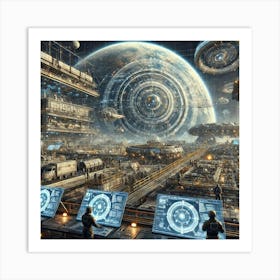 Role Orbital Engineering Commission Converted Art Print