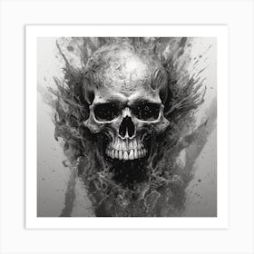 Skull Art 8 Art Print