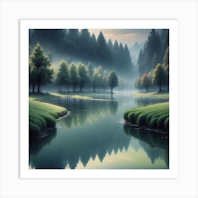 Landscape - Landscape Stock Videos & Royalty-Free Footage 2 Art Print