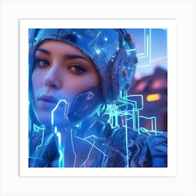 Futuristic Art Art Print