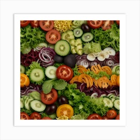 Default Create Unique Design Of Salad 3 Art Print