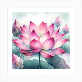 Lotus Flower 6 Art Print