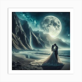 love by the sea Art Print