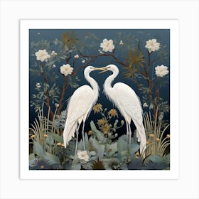 Bird In Nature Egret 1 Art Print