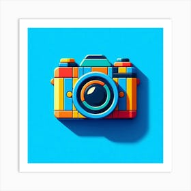 Camera Icon Art Print