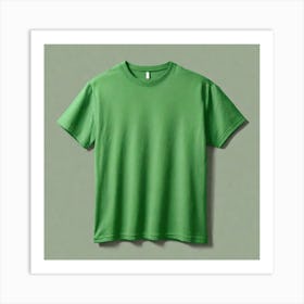 Green T - Shirt 1 Art Print