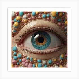 Eye Of A Doll Art Print