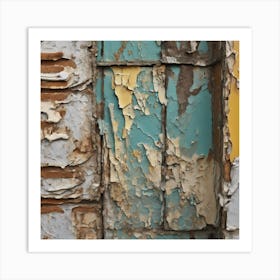 Peeling Paint 9 Art Print