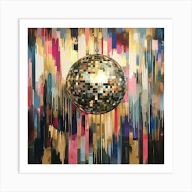 Disco Ball Art 37 Art Print