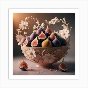 Figs In A Bowl Art Print