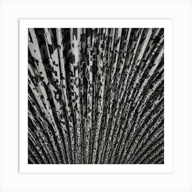 Black And White Pattern Art Print