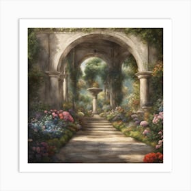 Garden Path Art Print