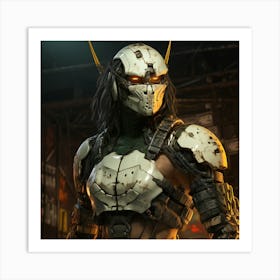 Myeera Casey Jones With White Mask Tmnt As A Model Ultra Detail 79542aeb 18d6 45bb 9020 Ca73ba7de5eb Art Print