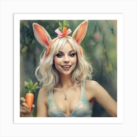 Rabbit Bunny Art Print