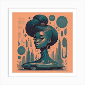 Portrait Of A Woman Art Print