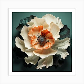 Abstract Flower 3 Art Print