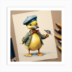 Ducky 35 Art Print