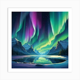 Aurora Borealis 3 Art Print