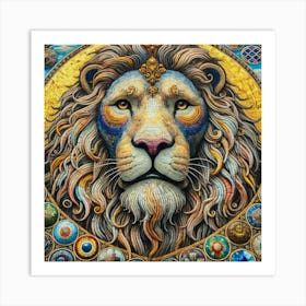 Lion Of The Zodiac 1 Art Print