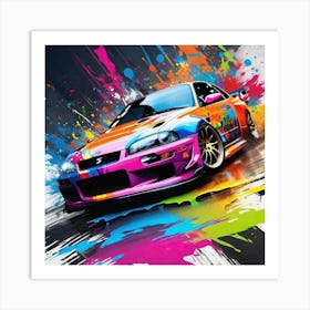 Nissan Gtr 5 Art Print