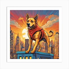 My SuperherobDog Art Print