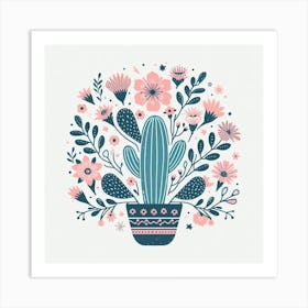 A Cactus tree 4 Art Print