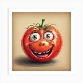 Tomato Illustration Art Print