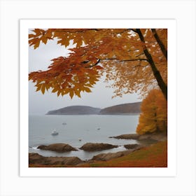 Autumn In The Mediterranean Art Print