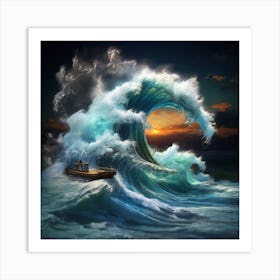 Big Wave Art Print