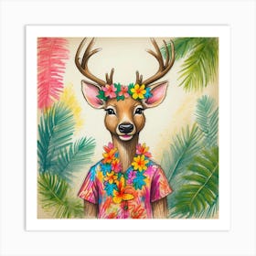 Hawaiian Deer 2 Art Print