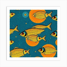 Fishes In The Sea Art Print