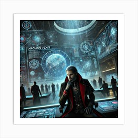 Archon Vexis Planning Scene Art Print